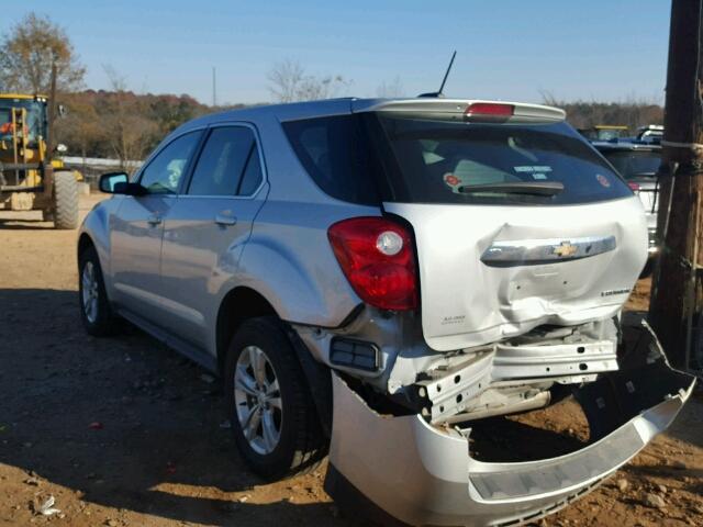 2GNALAEK9F6125551 - 2015 CHEVROLET EQUINOX LS SILVER photo 3