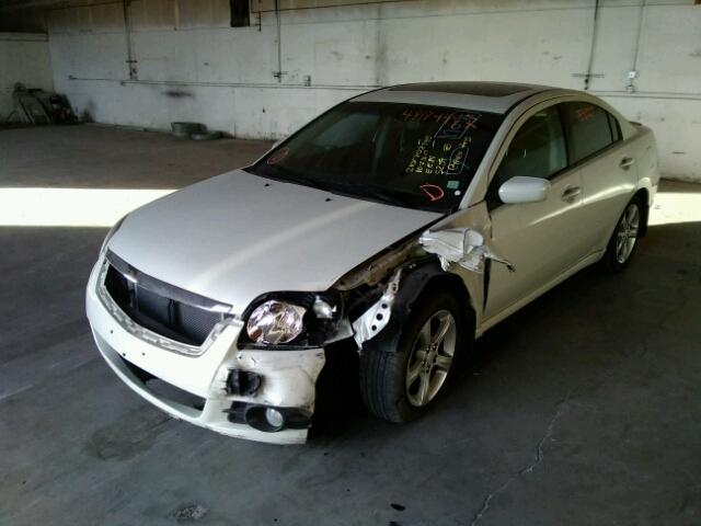 4A3AB36F19E002848 - 2009 MITSUBISHI GALANT ES WHITE photo 2