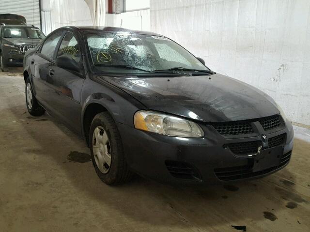 1B3EL46T25N609317 - 2005 DODGE STRATUS SX BLACK photo 1