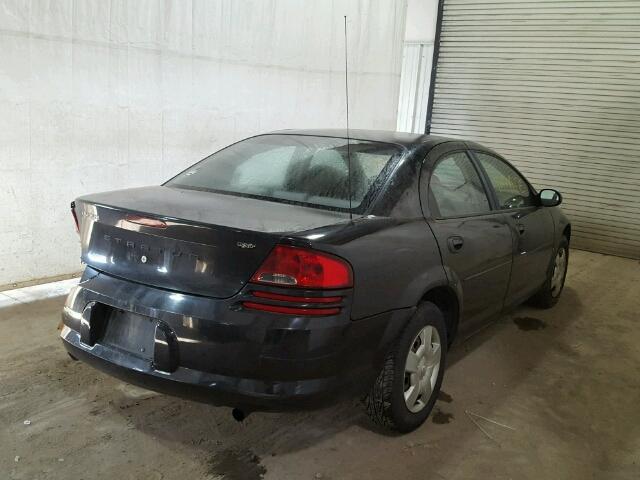 1B3EL46T25N609317 - 2005 DODGE STRATUS SX BLACK photo 4