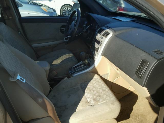 2CNDL63F666109070 - 2006 CHEVROLET EQUINOX LT GOLD photo 5