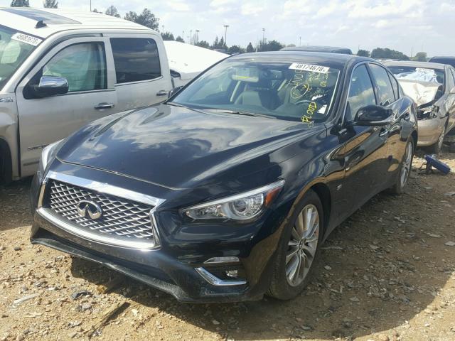 JN1EV7AP0JM363326 - 2018 INFINITI Q50 LUXE BLACK photo 2