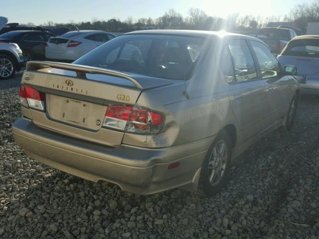 JNKCP11A12T510377 - 2002 INFINITI G20 GOLD photo 4