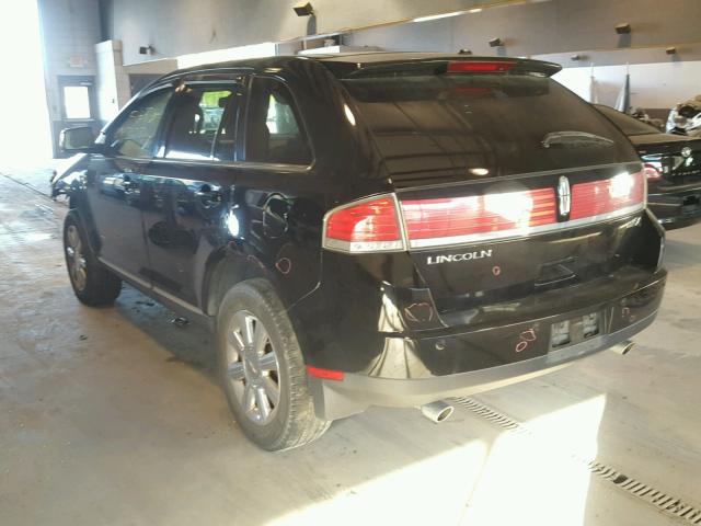 2LMDU68C68BJ19639 - 2008 LINCOLN MKX BLACK photo 3