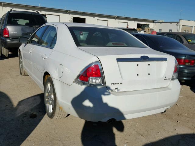 3FAFP08146R219223 - 2006 FORD FUSION SEL WHITE photo 3