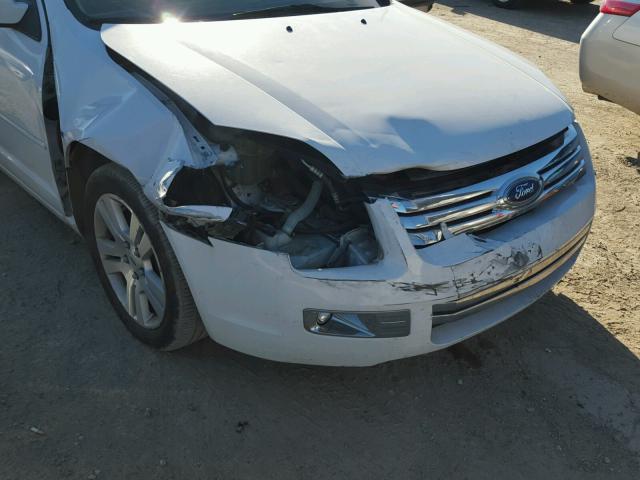 3FAFP08146R219223 - 2006 FORD FUSION SEL WHITE photo 9