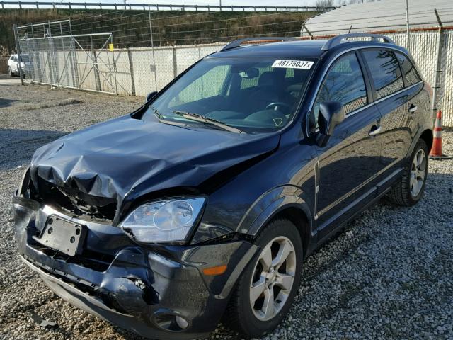 3GNAL3EK2ES577787 - 2014 CHEVROLET CAPTIVA LT BLUE photo 2