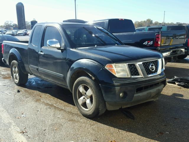 1N6AD06U25C447869 - 2005 NISSAN FRONTIER K BLACK photo 1