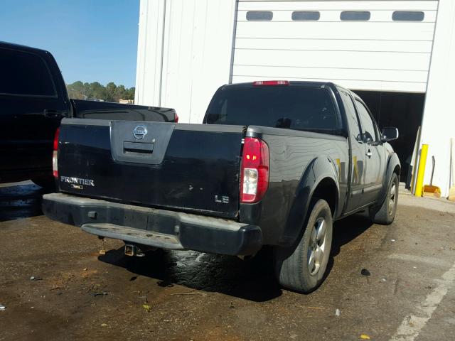 1N6AD06U25C447869 - 2005 NISSAN FRONTIER K BLACK photo 4