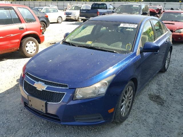 1G1PJ5SC1C7126310 - 2012 CHEVROLET CRUZE ECO BLUE photo 2