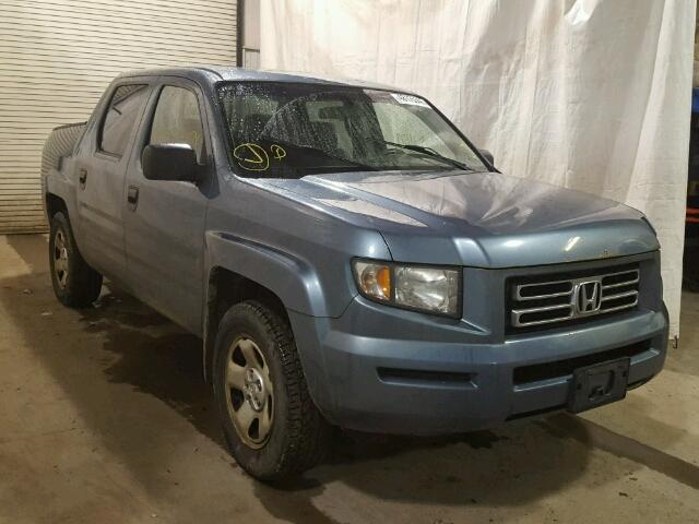 2HJYK16288H536807 - 2008 HONDA RIDGELINE BLUE photo 1