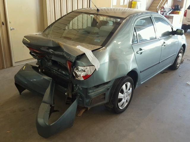 2T1BR32E95C433094 - 2005 TOYOTA COROLLA CE GREEN photo 4