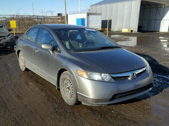 2HGFA16526H005643 - 2006 HONDA CIVIC LX GRAY photo 1