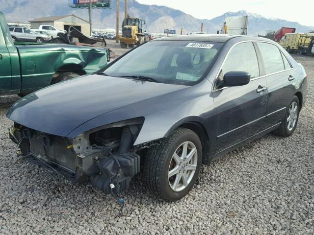 1HGCM66554A027574 - 2004 HONDA ACCORD EX GRAY photo 2