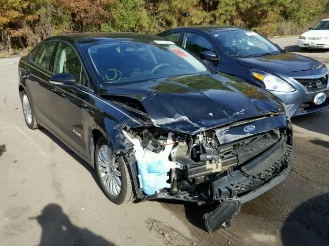 3FA6P0LU6GR402609 - 2016 FORD FUSION SE BLACK photo 1