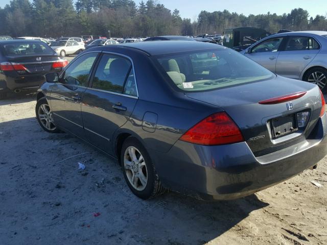 1HGCM56747A017778 - 2007 HONDA ACCORD EX GRAY photo 3