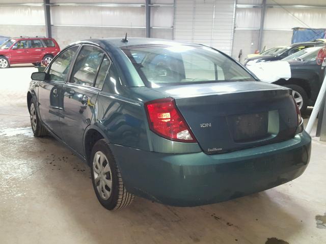 1G8AJ55F27Z161090 - 2007 SATURN ION LEVEL GREEN photo 3