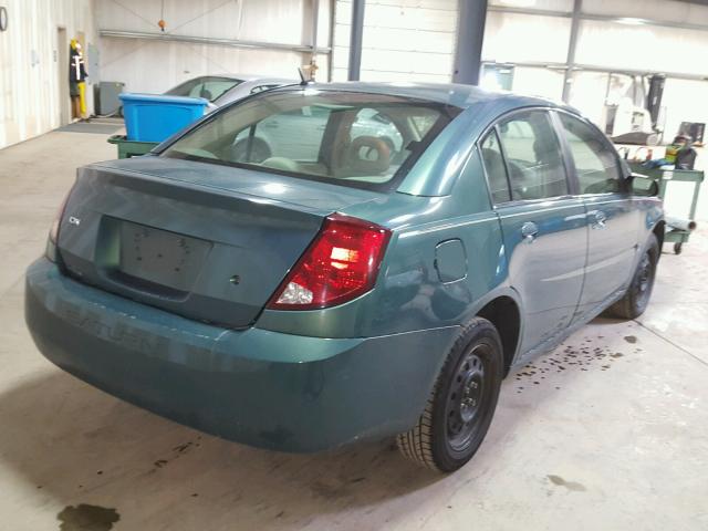 1G8AJ55F27Z161090 - 2007 SATURN ION LEVEL GREEN photo 4