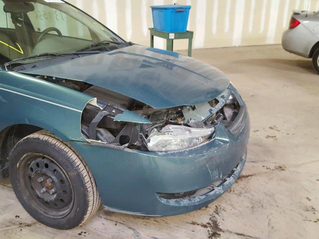 1G8AJ55F27Z161090 - 2007 SATURN ION LEVEL GREEN photo 9