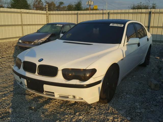 WBAGN63442DR06811 - 2002 BMW 745 LI WHITE photo 2