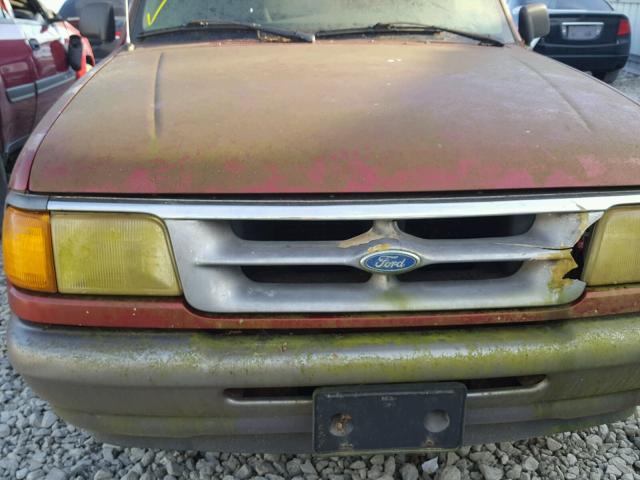 1FTCR14A6VTA00599 - 1997 FORD RANGER SUP RED photo 9