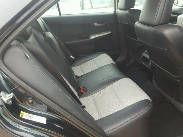 4T1BF1FK9CU614494 - 2012 TOYOTA CAMRY BASE BLACK photo 6
