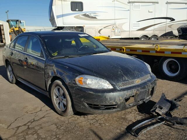 2G1WA5E34D1121320 - 2013 CHEVROLET IMPALA LS GRAY photo 1