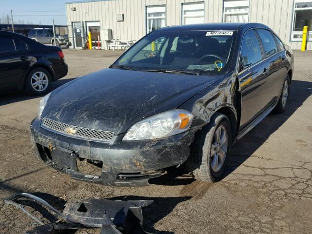 2G1WA5E34D1121320 - 2013 CHEVROLET IMPALA LS GRAY photo 2