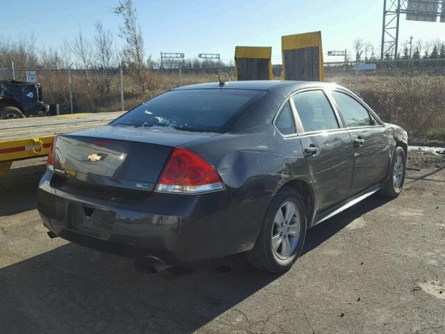 2G1WA5E34D1121320 - 2013 CHEVROLET IMPALA LS GRAY photo 4