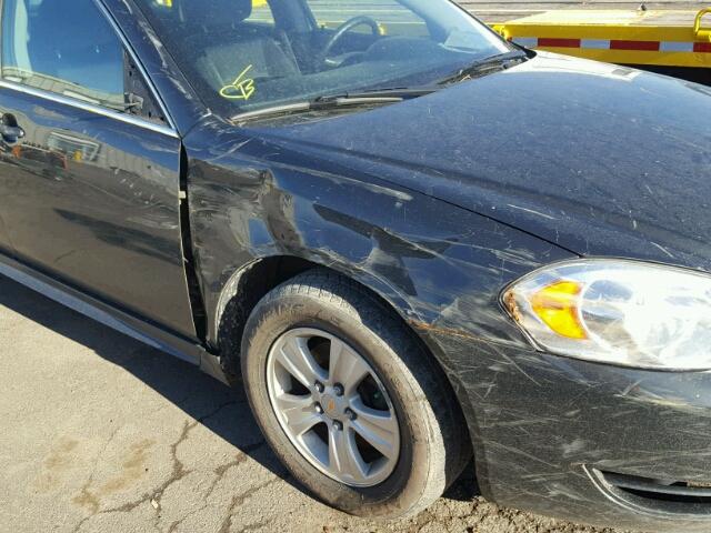 2G1WA5E34D1121320 - 2013 CHEVROLET IMPALA LS GRAY photo 9