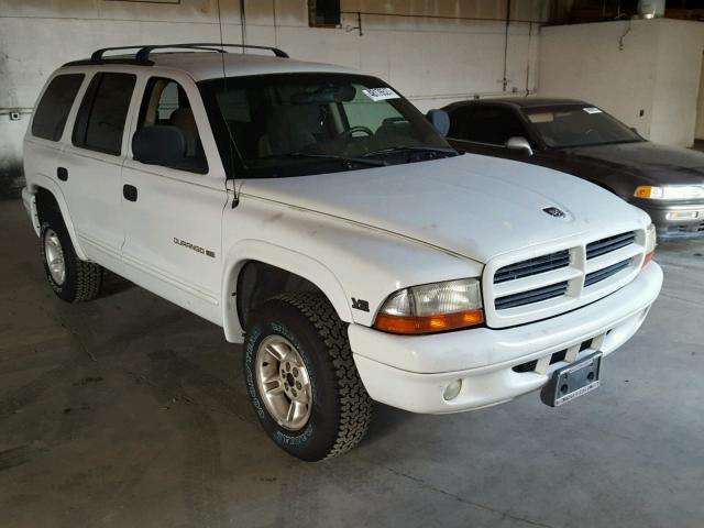 1B4HS28N5YF101436 - 2000 DODGE DURANGO WHITE photo 1