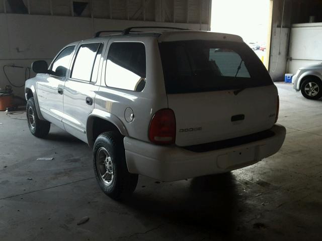 1B4HS28N5YF101436 - 2000 DODGE DURANGO WHITE photo 3