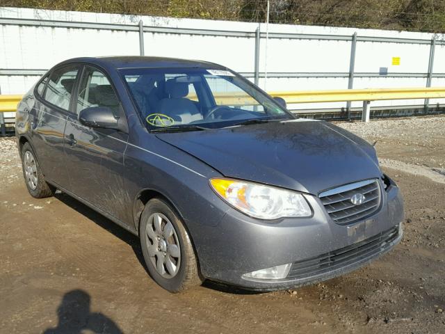 KMHDU46D48U411893 - 2008 HYUNDAI ELANTRA GL GRAY photo 1