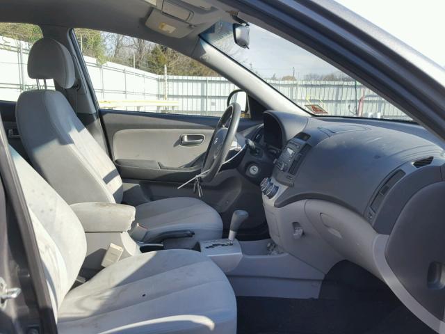 KMHDU46D48U411893 - 2008 HYUNDAI ELANTRA GL GRAY photo 5