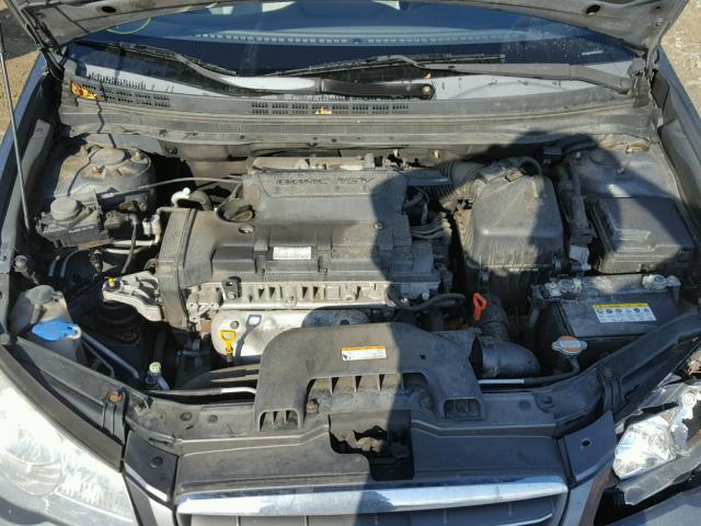 KMHDU46D48U411893 - 2008 HYUNDAI ELANTRA GL GRAY photo 7