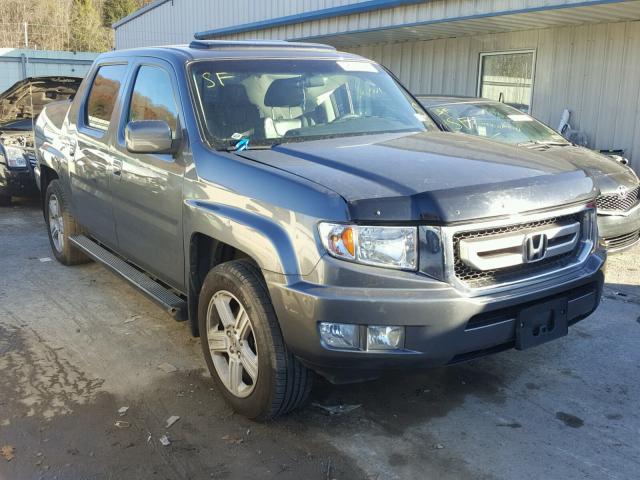 5FPYK1F54BB455189 - 2011 HONDA RIDGELINE GRAY photo 1