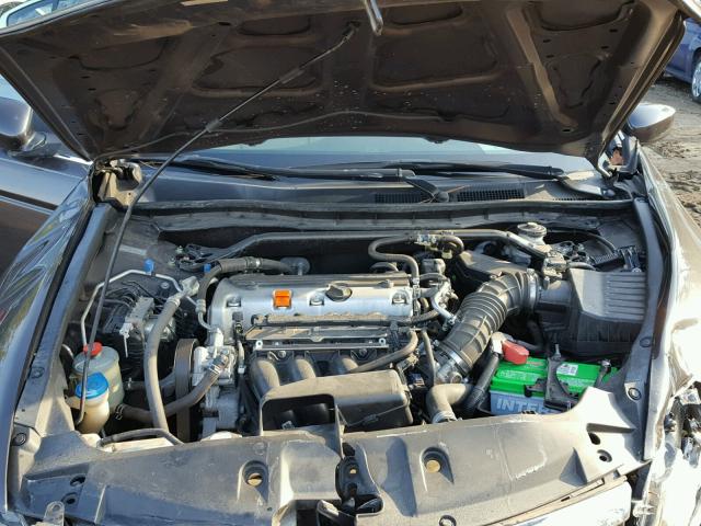 1HGCP2F86BA050868 - 2011 HONDA ACCORD EXL BROWN photo 7