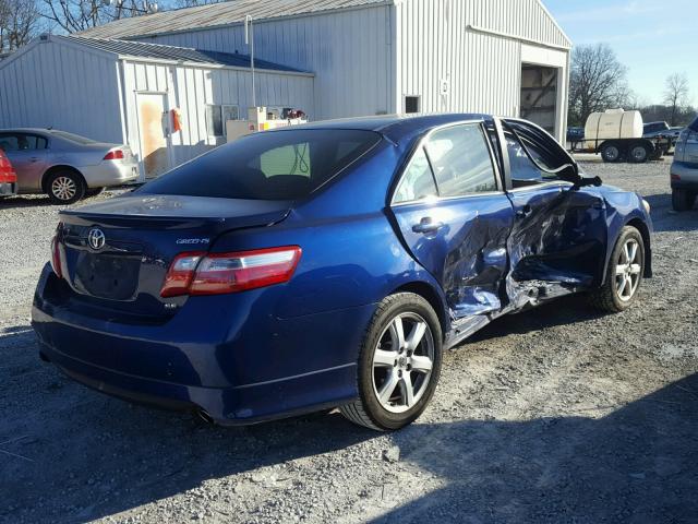 4T1BE46K09U297587 - 2009 TOYOTA CAMRY BASE ლურჯი ფოტო 4