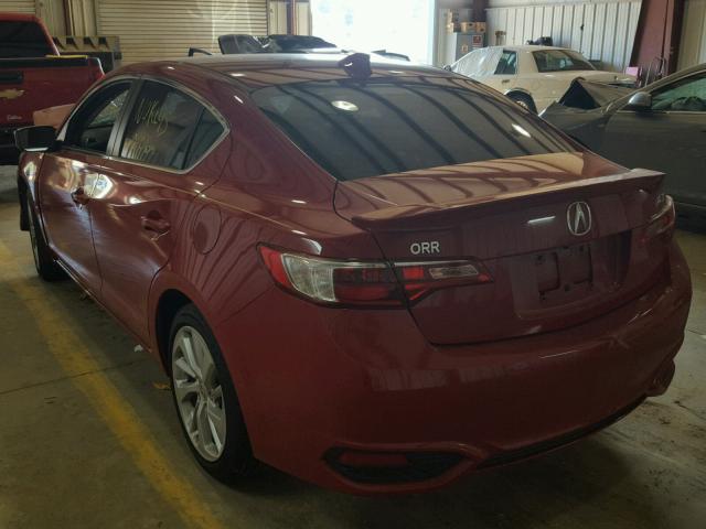 19UDE2F78HA005750 - 2017 ACURA ILX PREMIU RED photo 3