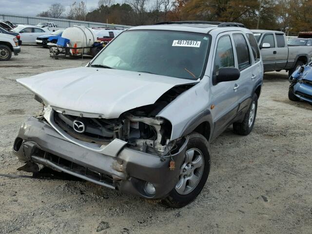 4F2CZ96154KM03294 - 2004 MAZDA TRIBUTE ES 银色 照片 2