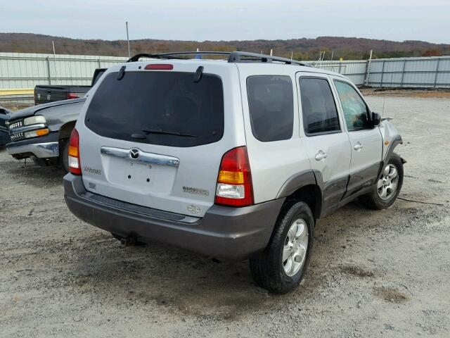 4F2CZ96154KM03294 - 2004 MAZDA TRIBUTE ES 银色 照片 4