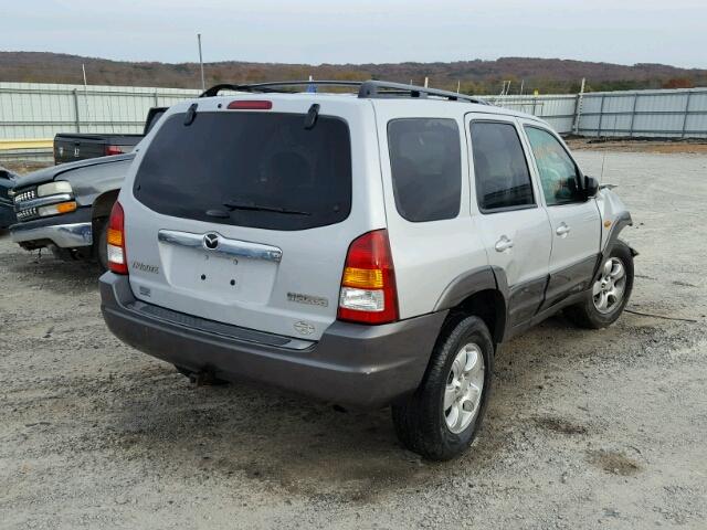 4F2CZ96154KM03294 - 2004 MAZDA TRIBUTE ES SILVER photo 4