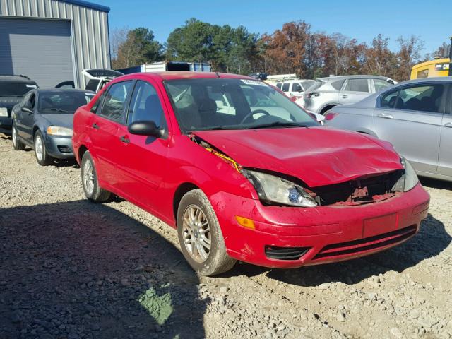 1FAFP34N65W140836 - 2005 FORD FOCUS ZX4 RED photo 1