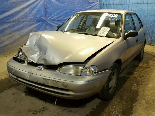 1Y1SK5286WZ414791 - 1998 CHEVROLET GEO PRIZM 棕色 照片 2