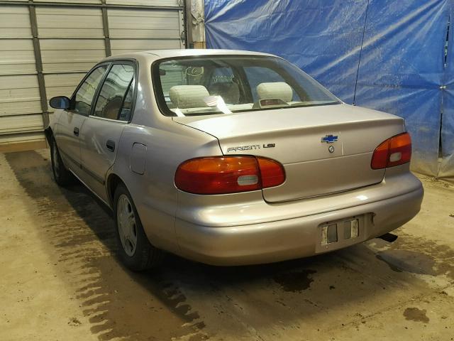 1Y1SK5286WZ414791 - 1998 CHEVROLET GEO PRIZM TAN photo 3