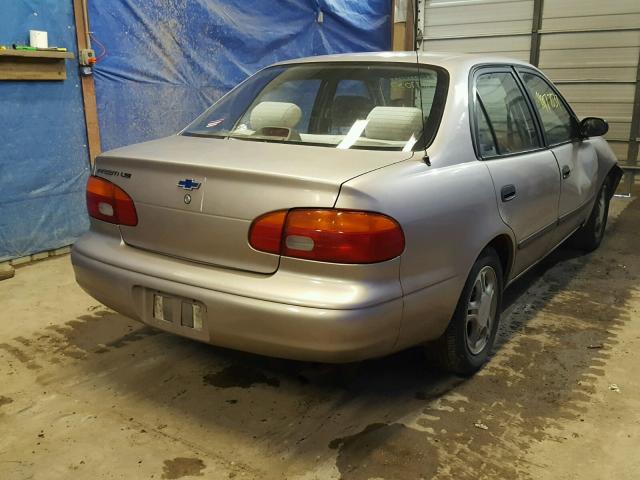 1Y1SK5286WZ414791 - 1998 CHEVROLET GEO PRIZM TAN photo 4