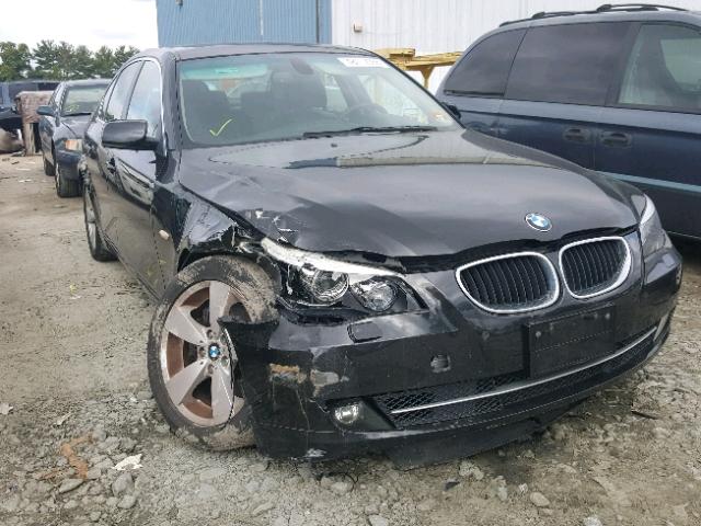 WBANV13558CZ57395 - 2008 BMW 528 XI BLACK photo 1