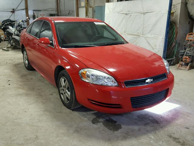 2G1WB57K091223738 - 2009 CHEVROLET IMPALA LS RED photo 1