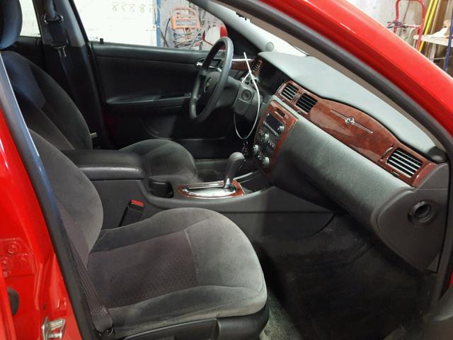 2G1WB57K091223738 - 2009 CHEVROLET IMPALA LS RED photo 5