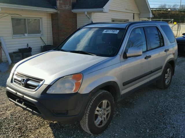 JHLRD78804C018570 - 2004 HONDA CR-V EX ვერცხლისფერი ფოტო 2